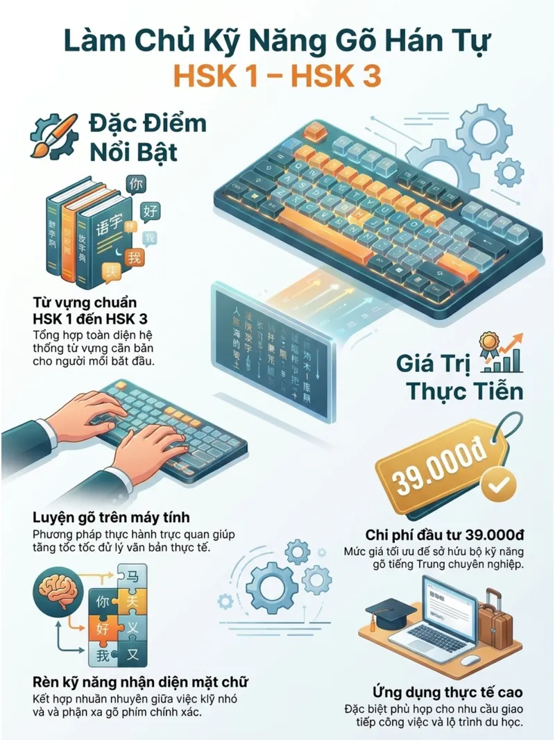 Luyện gõ Hán tự 1